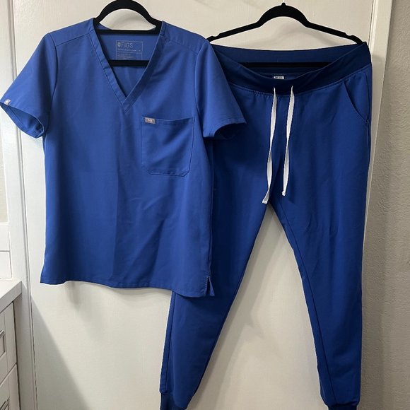 Figs Denim Blue Scrub Set M/LT - Picture 4 of 4